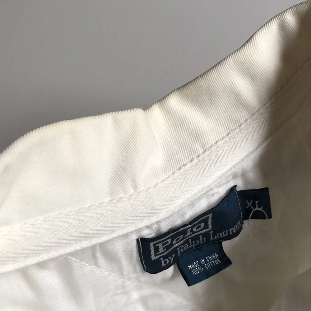 Polo Ralph Lauren Rugby White Polo Rugby with Black Strips Embroidered Logo